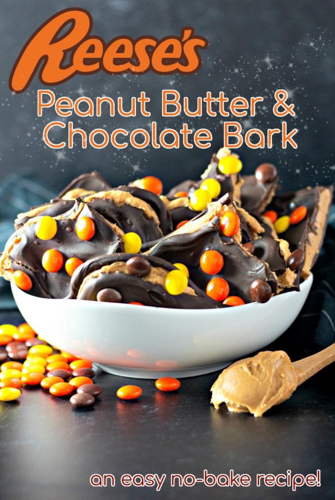 Reese's Peanut Butter Chocolate Bark on Pinterest