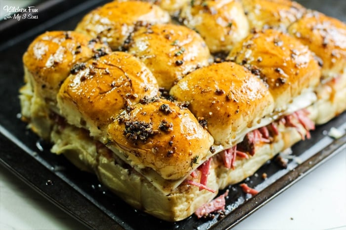 Reuben Sliders Recipe | Kitchen Fun With My 3 Sons