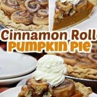 Cinnamon Roll Pumpkin Pie