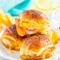Ham and Cheese Sliders Appetizer