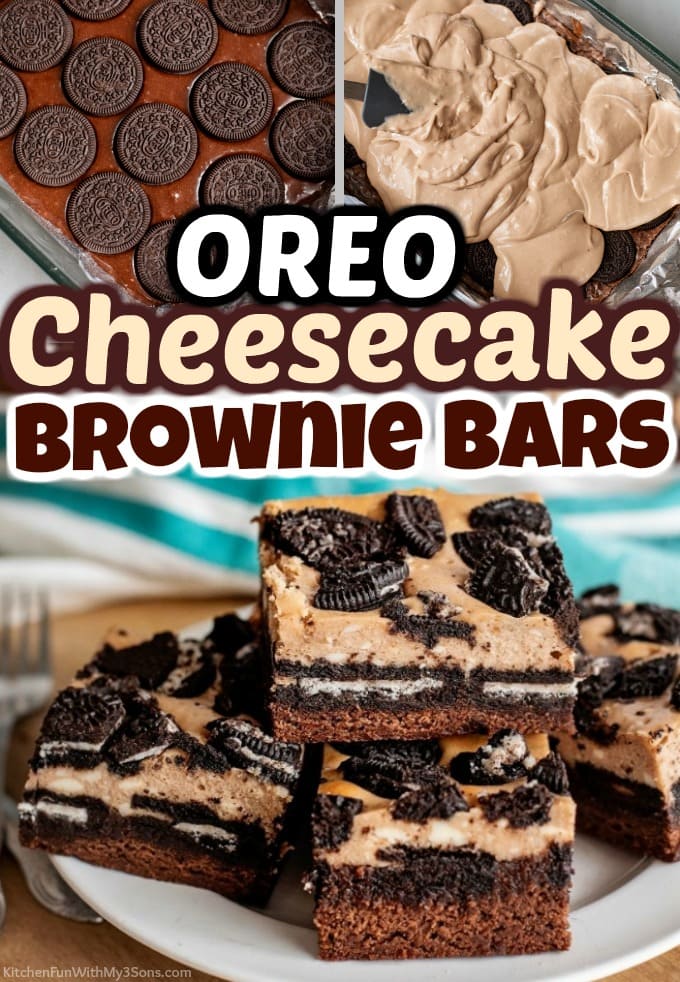 Oreo Brownie Cheesecake Bars