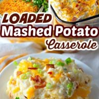Loaded Mashed potato Casserole pin