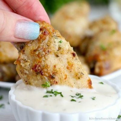 Baked Ranch Chicken Wings