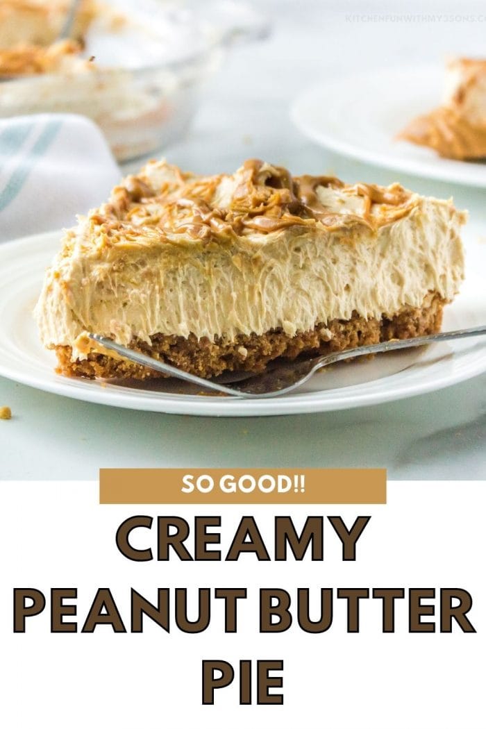 creamy peanut butter pie