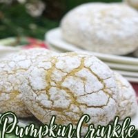 Pumpkin Crinkle Cookies