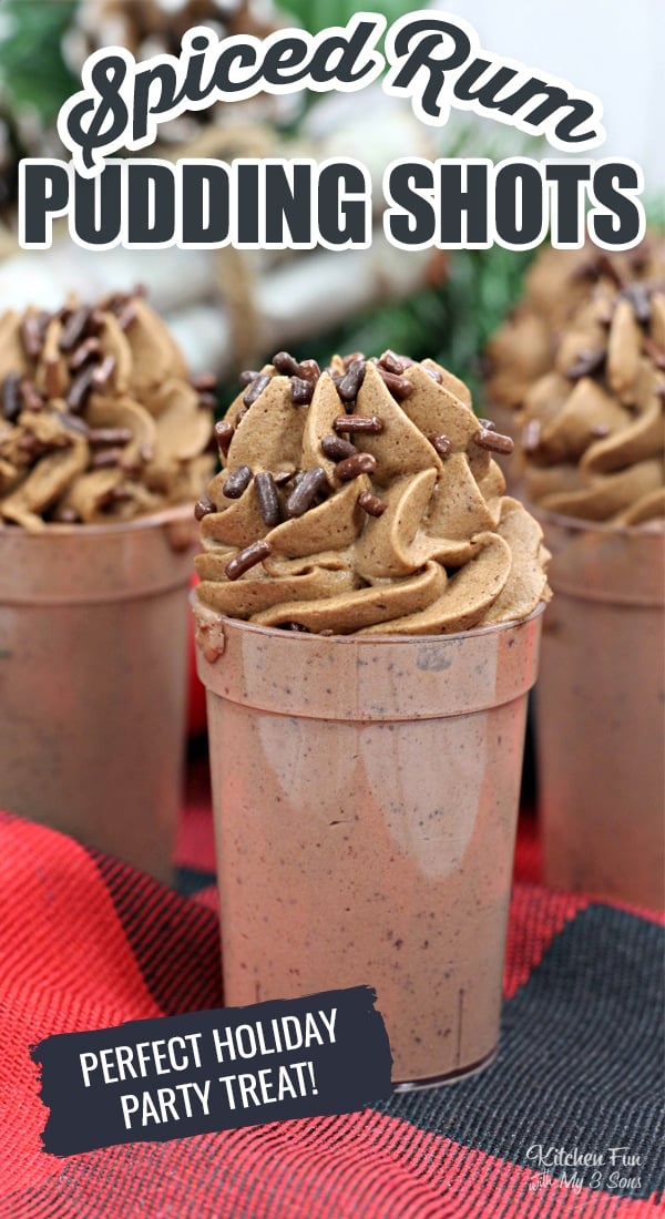 Spiced Mocha Pudding Shots for the Holidays