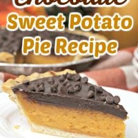 Chocolate Sweet Potato Pie