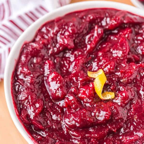 Homemade Cranberry Sauce feature