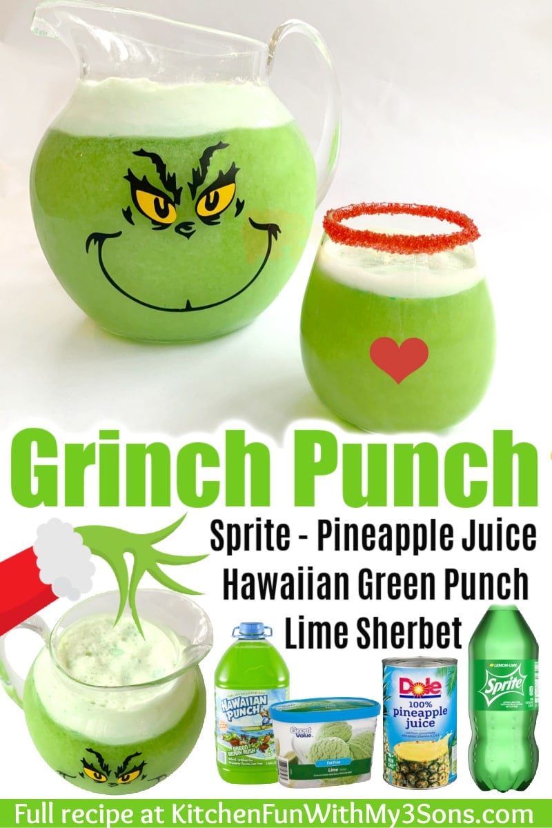 Grinch Punch Recipe Kitchen Fun With My 3 Sons