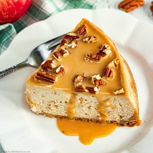 Instant Pot Caramel Apple Cheesecake