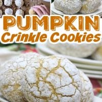 Pumpkin Crinkle Cookies
