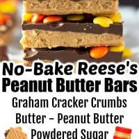 No-Bake Reese's Peanut Butter Bars