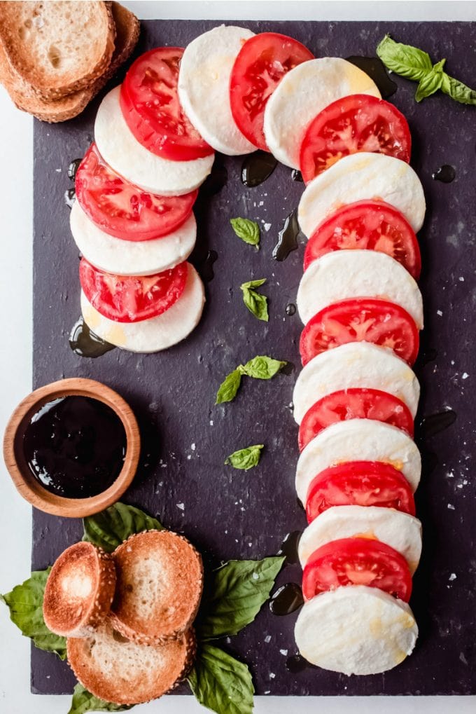 Candy Cane Cheese Board