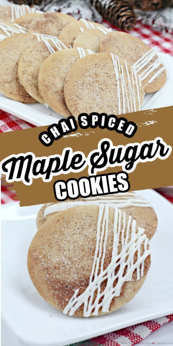 Maple sugar cookies pinterest image
