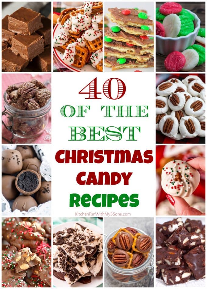 40 of the BEST Christmas Candy Recipes
