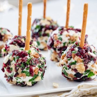 Cheese Ball Bites make a terrific appetizer. Mini cheese balls make a tasty party treat that's ready to go in 15 minutes.