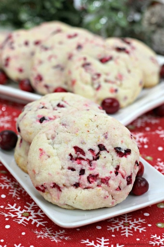 Cranberry Orange Shortbread Cookies - Kitchen Fun With My 3 Sons