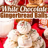 White Chocolate Gingerbread Balls
