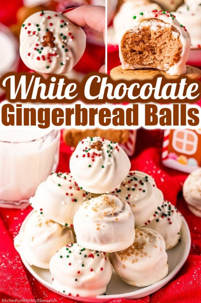 White Chocolate Gingerbread Balls