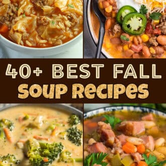 Best Fall Soup Recipes pin feature