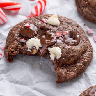 Peppermint Chocolate Cookies feature