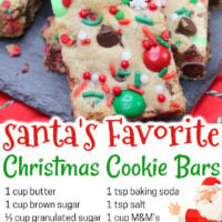 Christmas Cookie Bars Pinterest