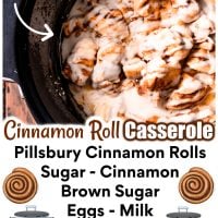 Crock Pot Cinnamon Roll Casserole