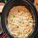 Slow Cooker Olive Garden Chicken Pasta feature