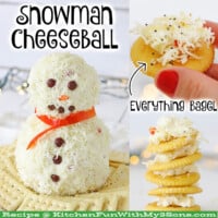 Snowman Cheese Ball pin