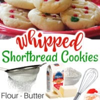 Whipped Shortbread Cookies Pinterest