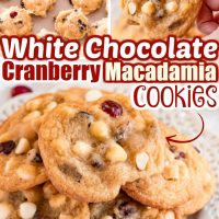 White Chocolate Cranberry Macadamia Nut Cookies