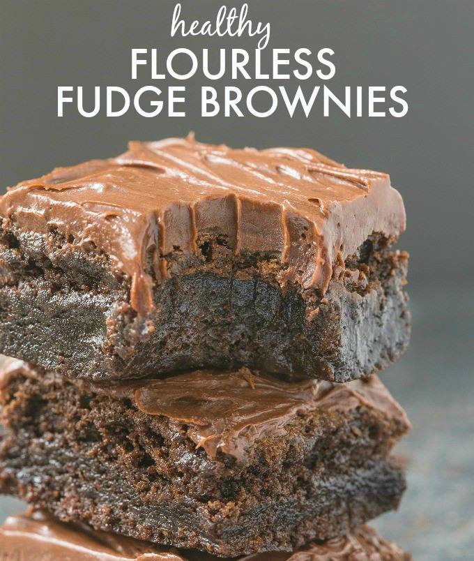 Healthy Flourless Brownies
