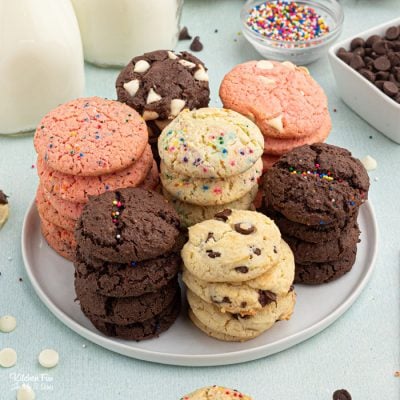 Cake Mix Cookies are absolutely my favorite way to bake cookies! By using a boxed cake mix as the base, the cookies come out soft and chewy every single time.