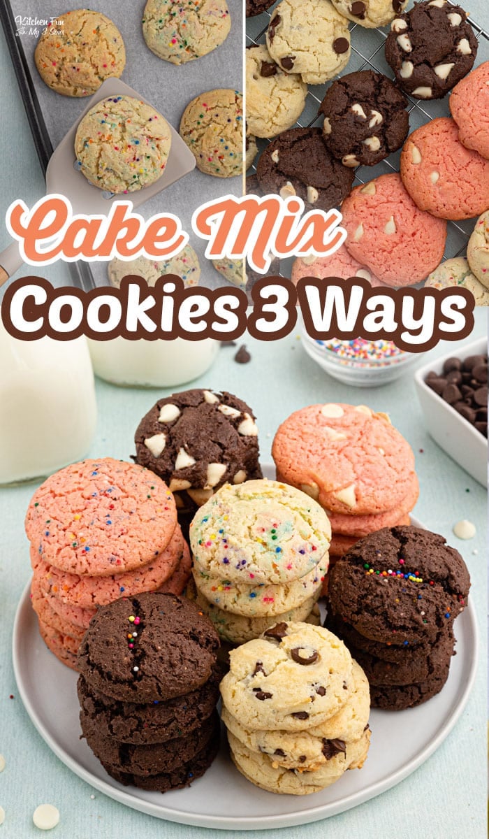Cake Mix Cookies are absolutely my favorite way to bake cookies! By using a boxed cake mix as the base, the cookies come out soft and chewy every single time. 