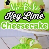 No Bake Key Lime Cheesecake Pin