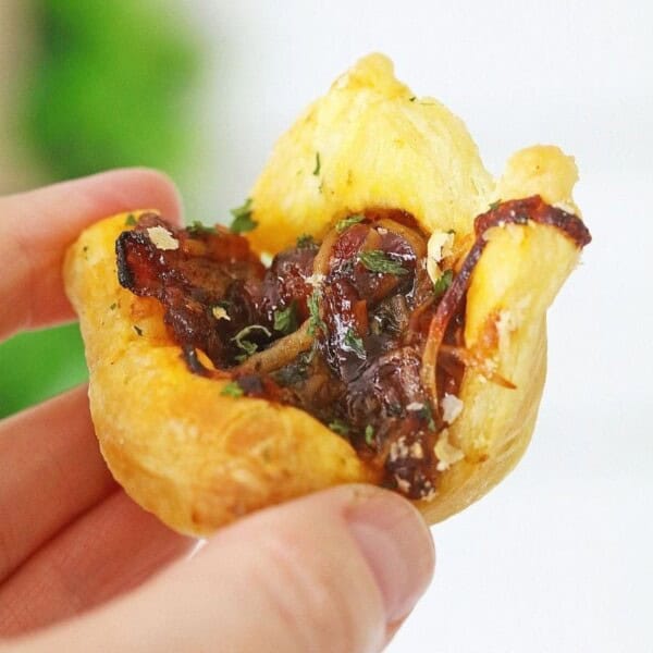 Bacon and Kielbasa Appetizer Cups