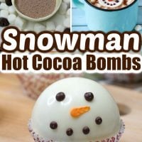 Snowman Hot Chocolate Bombs