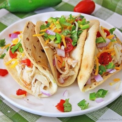 Sweet Chili Lime Instant Pot Chicken Tacos