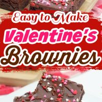 Valentine's Chocolate Brownies