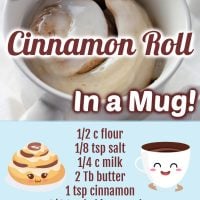 Cinnamon Roll in a Mug
