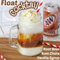 Root Beer Float Cocktail Pin