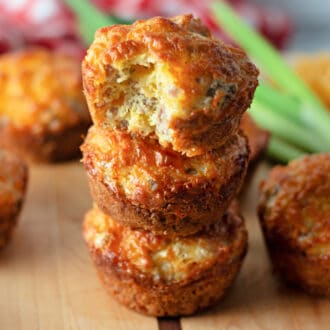Sausage Breakfast muffins feature