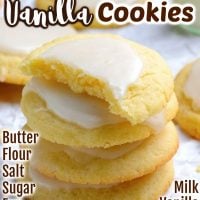 Vanilla Melt-Away Cookies
