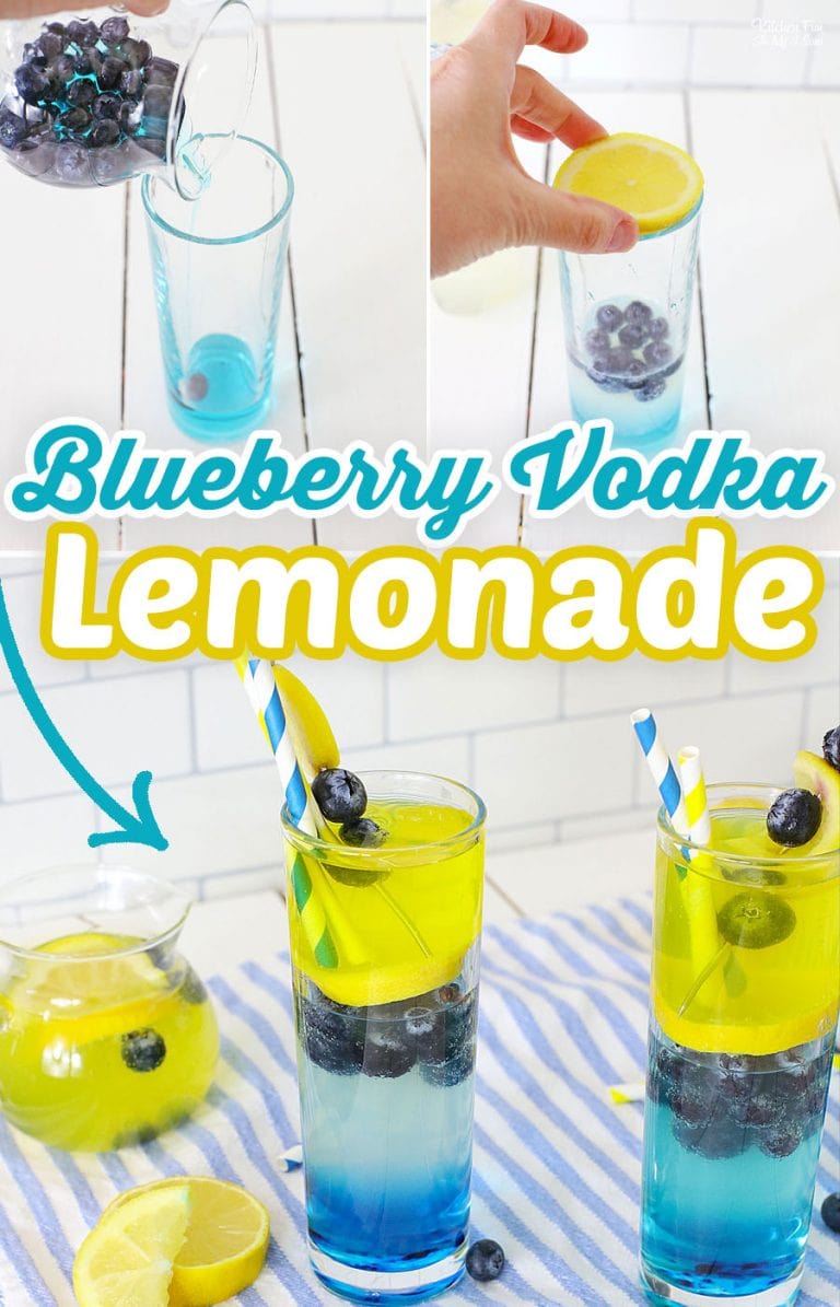 Blueberry Vodka Lemonade - Kitchen Fun With My 3 Sons