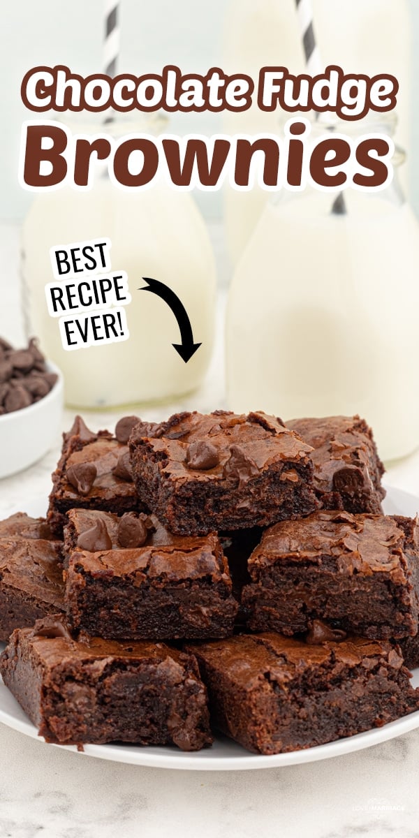 This Brownie Recipe is by far the best we have ever made. They are fudgy, chewy and full of chocolately goodness.