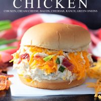 Crockpot Crack Chicken with Bacon Pin