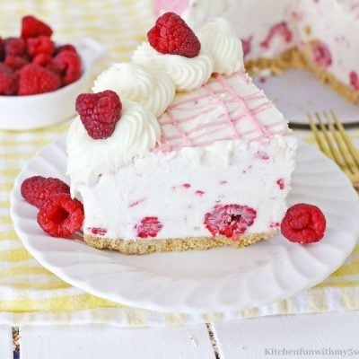 No Bake Raspberry Cheesecake