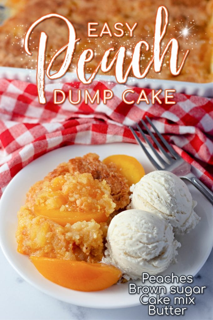 Easy Peach Dump Cake on Pinterest.