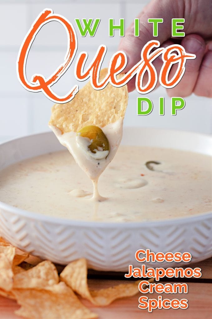 The Best White Queso Dip on Pinterest.
