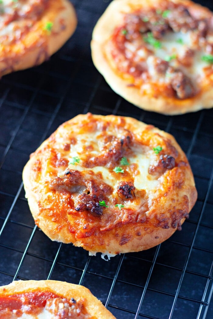 Air Fryer Pizza on a Rack